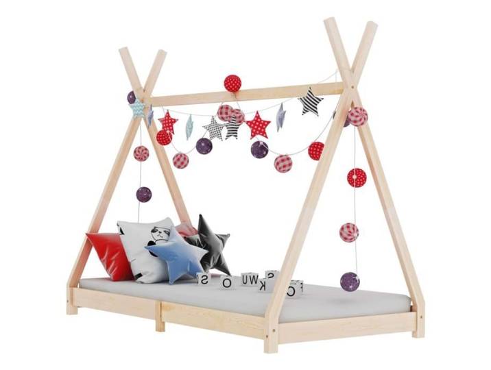 Cadre de lit d'enfant en bois de pin massif HOME-Market - BESTE 80x160 cm