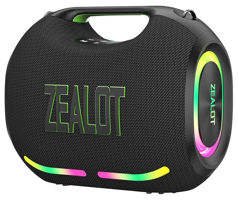 Tragbarer Bluetooth-Lautsprecher - ZE01 - 120 W - Bluetooth 5.3 - Wasserdicht - RGB-Beleuchtung - 24.000-mAh-Akku - Schwarz