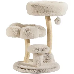 Wiltec Fudajo (74 cm, Creme, Grau), Katzenbaum