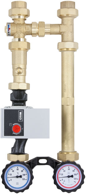 Groupe pompe à chaleur Afriso 77570 180-3 DN 25, RTA 60 WP, 60 °C, avec Wilo Para RS