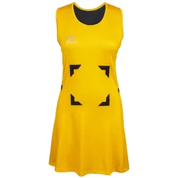 Gilbert, Damen, Sportshirt, Synergie (S), Gold, Schwarz