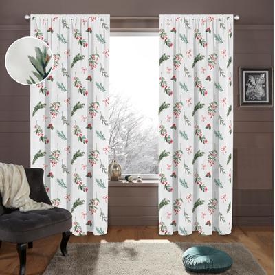 Gardine OTTO HOME "Joy" Gr. 5, rot, B:135cm H:230cm, Polyester, Gardinen, Gardine