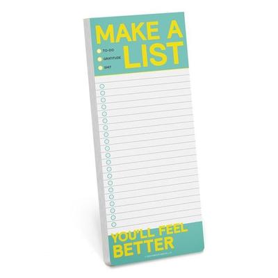 Knock Knock Make a List Make-a-List Pad, von Knock Knock, Workman, 978-1-68349-426-3