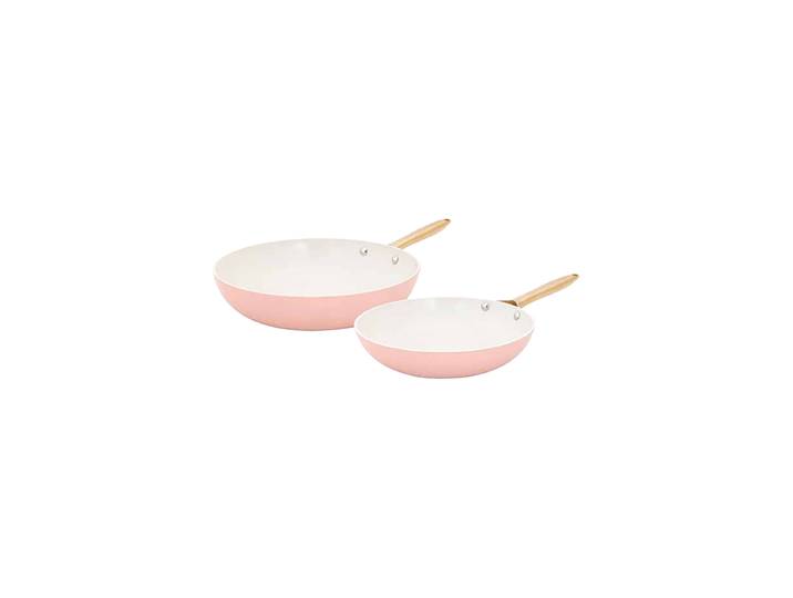 Hochwertige Bratpfannen-Set „Elegance“ Rosa & Gold Cosy & Trendy