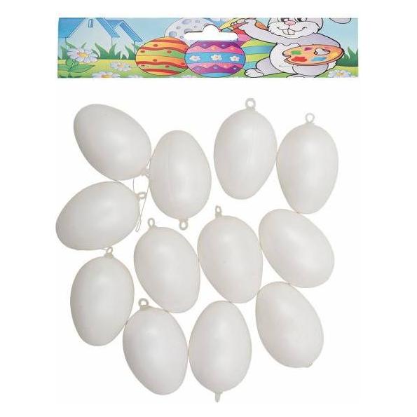 Magni Kunststoffeier 4cm weiss 12er (12 Stk.) (41390686)