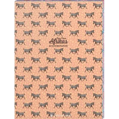 Die Tiere Afrikas Geschenkpapier-Heft Motiv Zebra