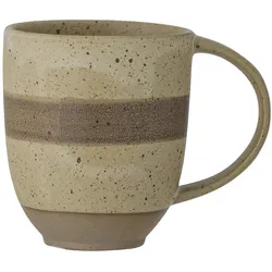 Bloomingville Solange kleine Tasse, Natur, Steingut, Ø 8 x H10 cm