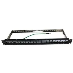 Zevercsslr, Zubehör Stromerzeuger, PATCHPANEL 24XRJ45 FTP/UTP, SORT
