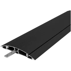 Dataflex, Kabelschutz + Kabelführung, Addit Kabelbrücke aufklappbar gerade 180 cm (31.433), schwarz (Kabelbrücke, 180 cm)