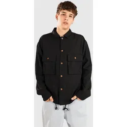 Anerkjendt Akotto Cot-Linen-Vis Overshirt Jacke caviar Gr. XL
