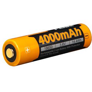 Fenix Akku ARB-L18-4000, 3,6 V, 4000 mAh, 18650, Li-Ion, 1 Stück