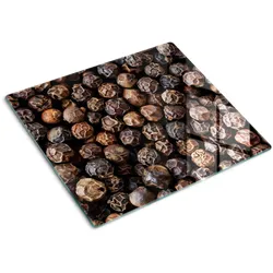 GLASPLATTE 60x52 cm Pfefferkörner
