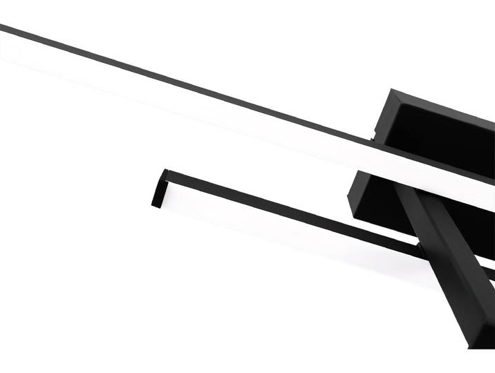 EGLO\, plafonnier LED Trepiliano\, lampe de plafond pour salon\, éclairage de couloir\, lampe de plafond pour chambre à coucher\, en métal\, de couleur noire\, lumière blanc chaud