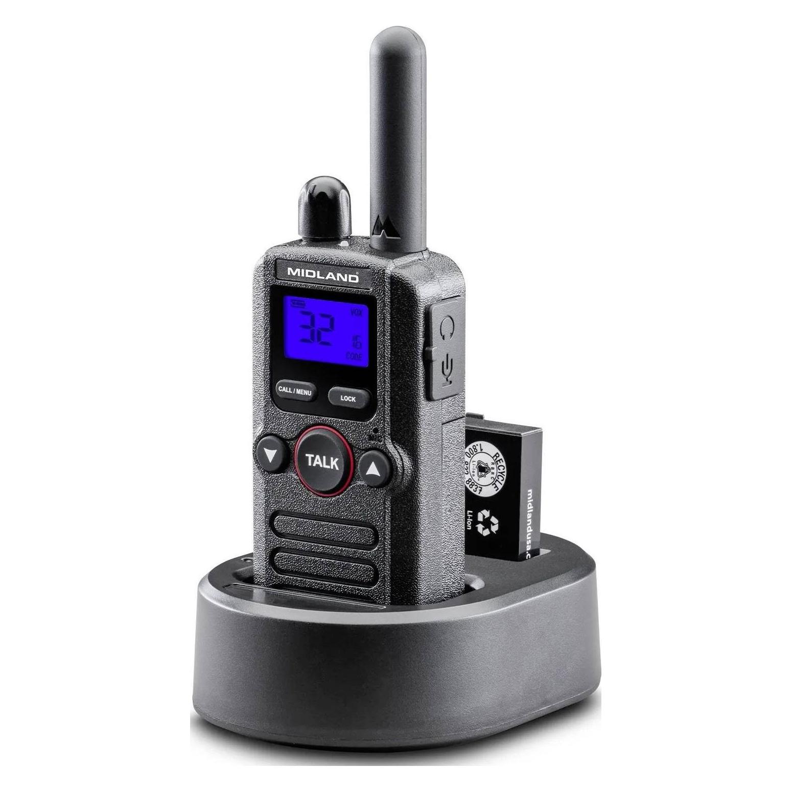 Midland 6er Set BR180 Business Radio C1625.01 PMR-Funkgerät (10 km) (C1625.01)