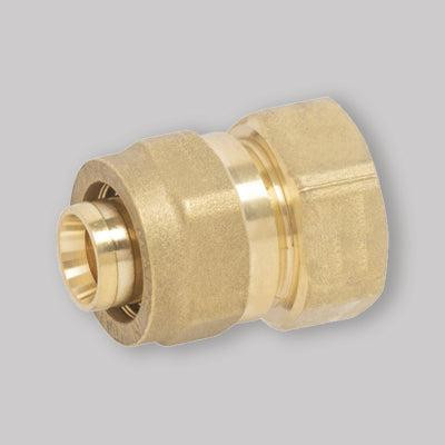 APE RACCORDERIE Rechthoekige compressiefitting voor meerlaagsbuis type APE 1" x Ø32 (3,0) mm