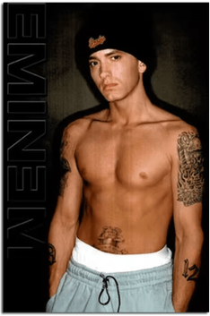 Inspire Picks Eminem Rap Music Wall Art Hip Hop Canvas Print Poster m 50x70cmnoframe