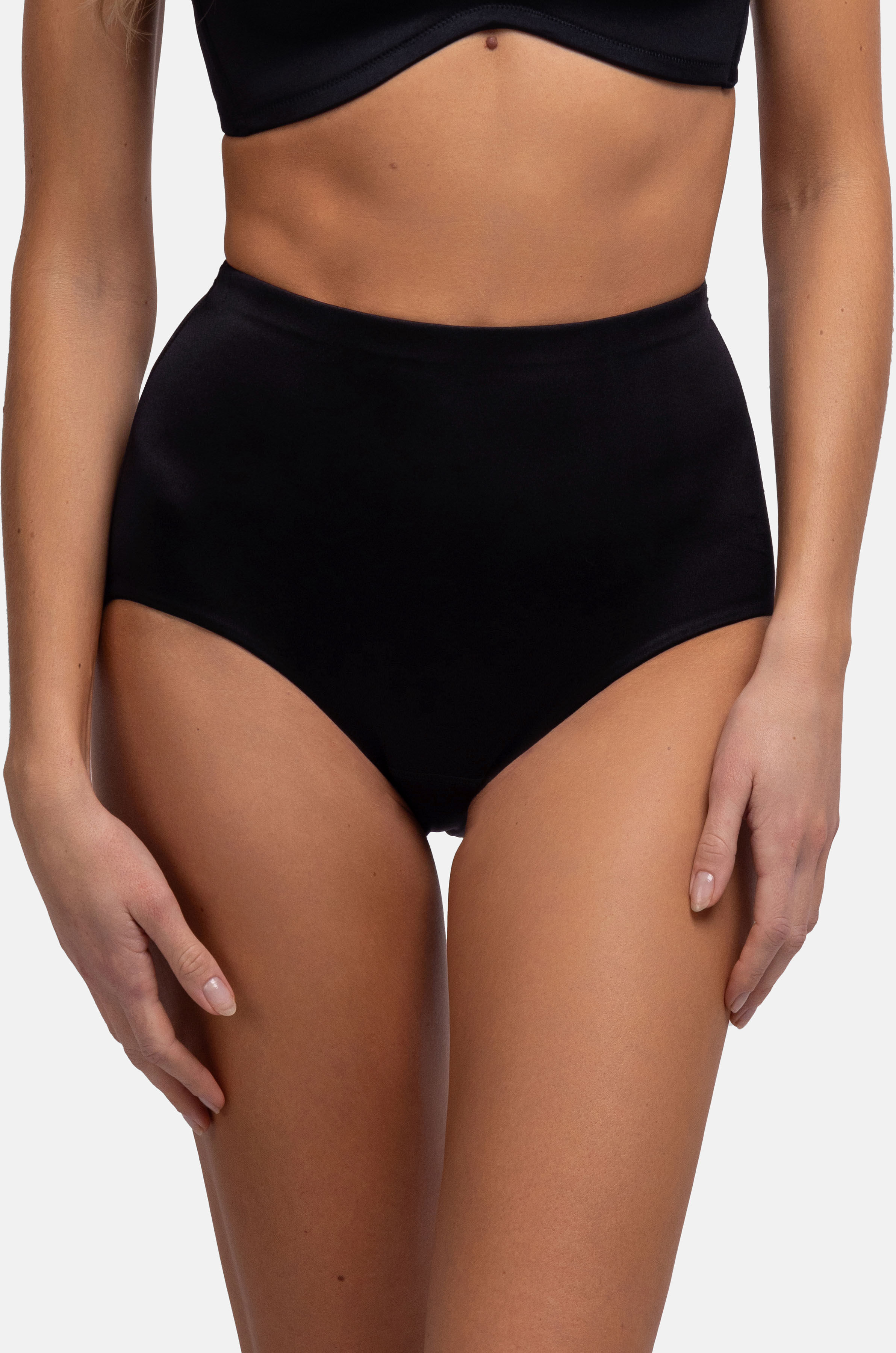 Shapingpants DORINA "Sublime Sculpt", Damen, Gr. L, 1 Stk., schwarz, Obermaterial: 81% Polyamid, 19% Elasthan, unifarben, figurbetont, Unterhosen, mit Shaping-Effekt