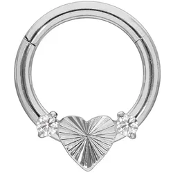 Titan Segmentring Clicker HERZ + 2 KRISTALLE