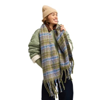 Multifunktionstuch ROXY "Cute Blush", Damen, bunt (tartan plaid axs oil grün), Obermaterial: 100% Polyester., Modetücher Multifunktionstuch