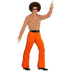 Widmann 70er Jahre Herrenhose Orange (L, XL)