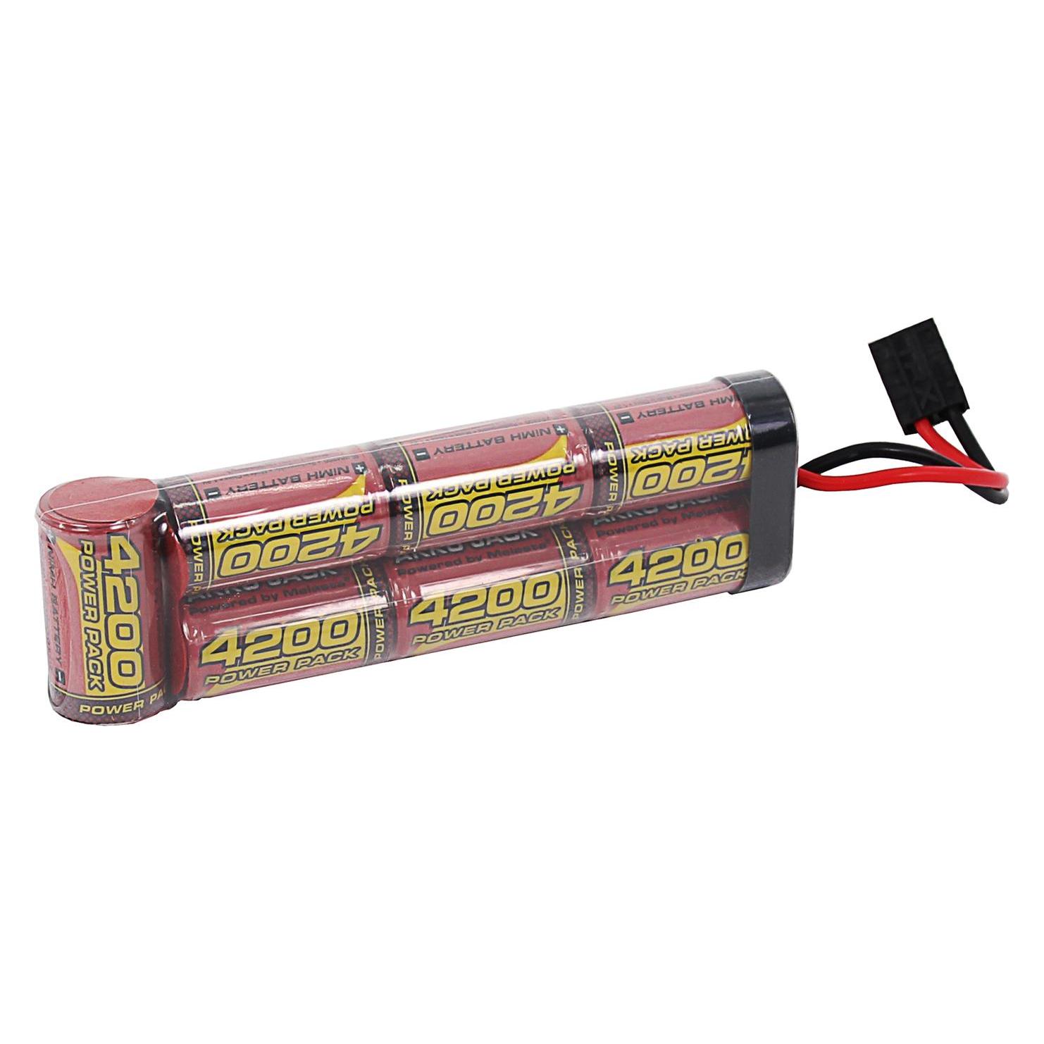 Patona RC Akku 8,4V 4200mAh Traxxas Ni-MH für RC Fahrzeuge mit Traxxas-Anschluss (4200 mAh, 8.40 V) (61064246)