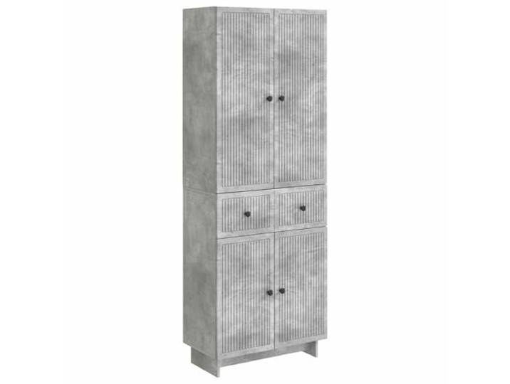 PUGYNBK Schrank-Set, 2-teilig, aus technischem Holz Wetterfest, kompaktes Design, einfache Reinigung, ideal für Garten und Terrasse