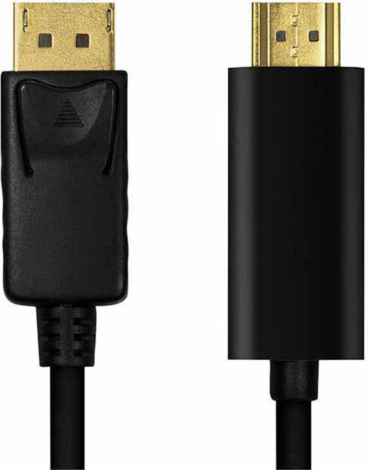 LogiLink CV0126 DisplayPort 1.2 naar HDMI 1.4 adapterkabel, 1,0 meter