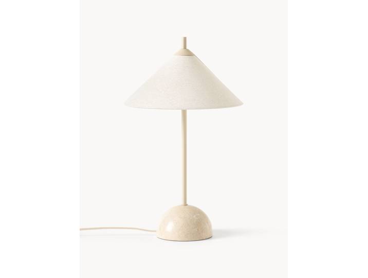 Lampe à poser avec pied en marbre Vica