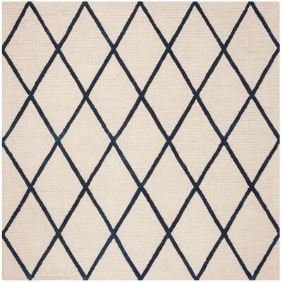SAFAVIEH Handmade Blossom Lemma Modern Floral Wool Rug