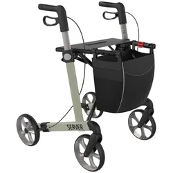 Rehasense Leichtgewicht Rollator Server S champagner