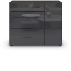 Kommode Flipp Glas Basalt