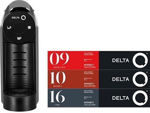 Máquina de Café Delta Q Mini Qool + 3 Tubos - Cinzento