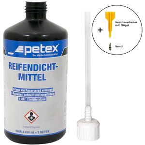 Petex Reifendichtmittel 445120, für Auto, Pannenhilfe, 450ml