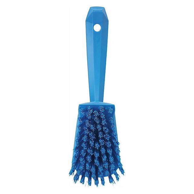 Fincke Handbürste kurzer Stiel, hart, VE 10 Stk, blau (10 Stk.) (5705020419232)