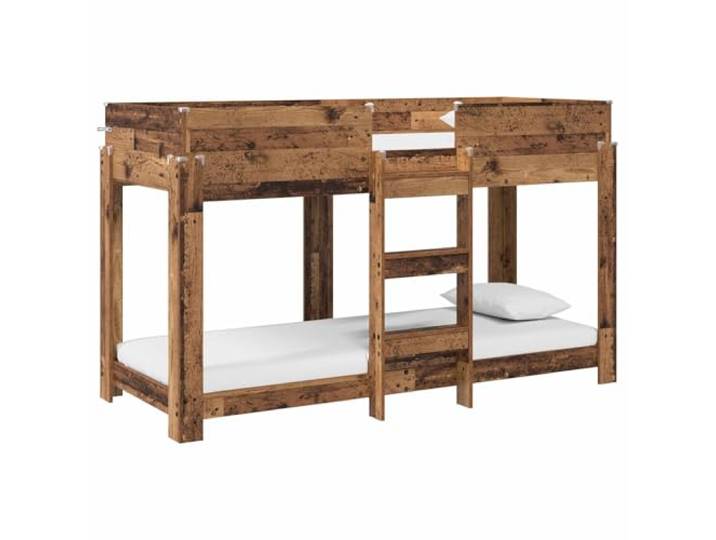 ZQQLVOO Etagenbett für Altholz 75 x 190 cm Holzwerkstoff Zwei Schlafplätze, robuster Holzwerkstoff, pflegeleichte Oberfläche, platzsparend, modernes Design, stabile Rahmen