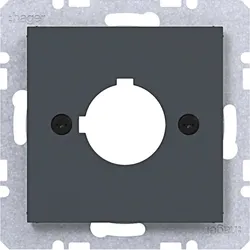 Hager WAF1172AT Zentralstück für Melde- u. Befehlsger. Ø 22,5mm, A.x/C.x, anthr mt la