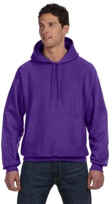 Champion S1051 Reverse Weave Hooded Sweatshirt in Purple size Small S101