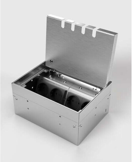 bs Prise de sol 8904BB1 3x prise de terre 1x RJ45 double (8904BB1)