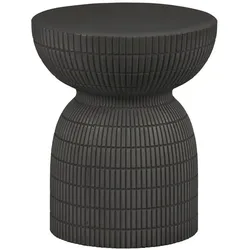 DAHEIM Beistelltisch Samson Clayfibre Schwarz
