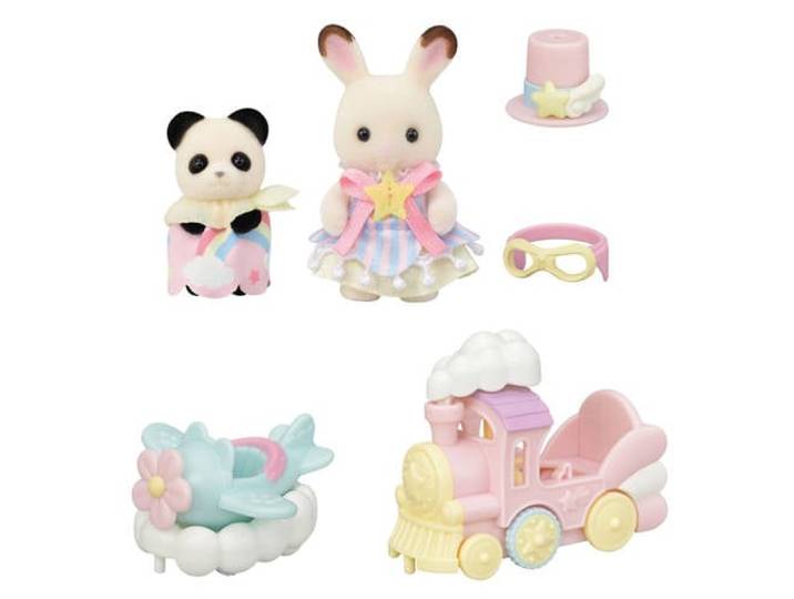 Sylvanian Families 5819 Pretpark speelset- vliegtuig & trein