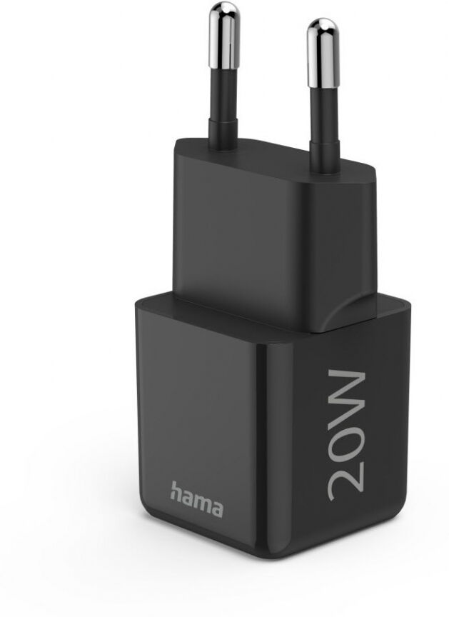 Hama 201984 Schnellladegerät USB-C 20 W Schwarz