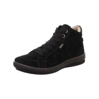 Ankleboots LEGERO "Legero Stiefelette Leder", Damen, Gr. 39, Textil, schwarz, Leder, Schuhe Ankleboots