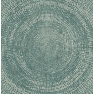 A-Street Prints Lalit Teal Medallion Wallpaper