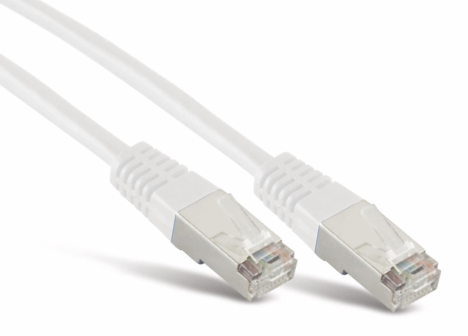 S-CONN Cat6 S/FTP Netwerkkabel RJ45-RJ45 mannelijk-mannelijk, 5 meter, wit