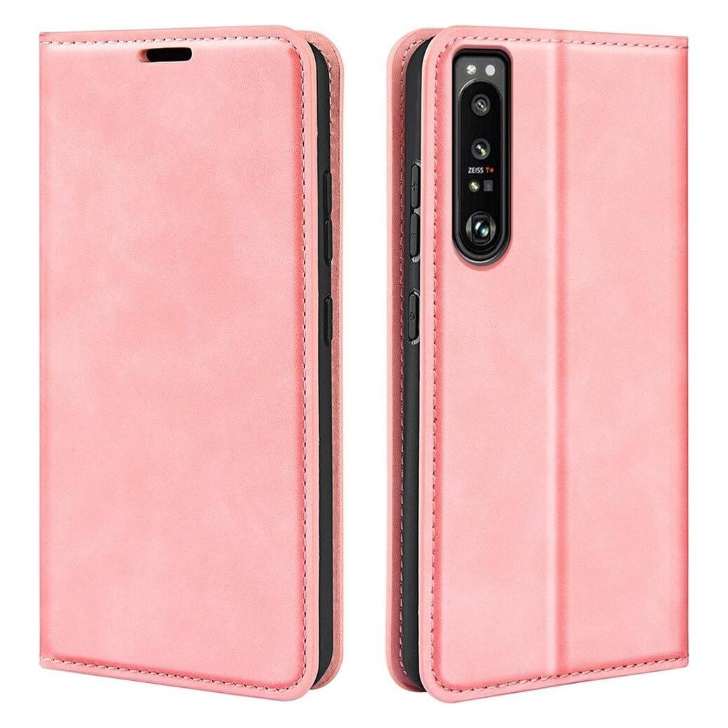 Cover-Discount Sony Xperia 1 IV - Stand Flip Case Hülle rosa (Sony Xperia 1 IV) (101304391B)
