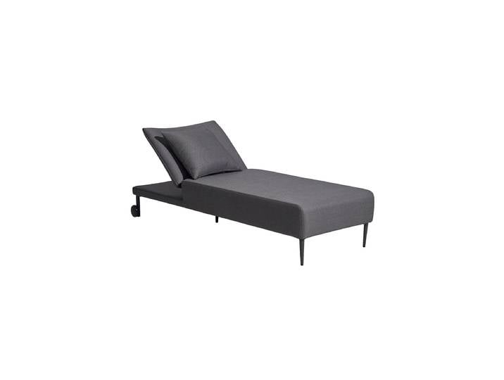 Premium Gartenliege „Saint Tropez“ Anthrazit LLR Collection