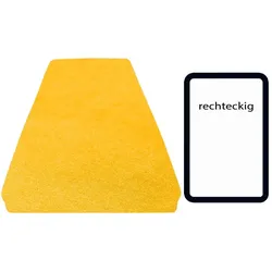 BettwarenShop Ultra Stretch Spannbettlaken Rechteck nach Maß gold - gelb