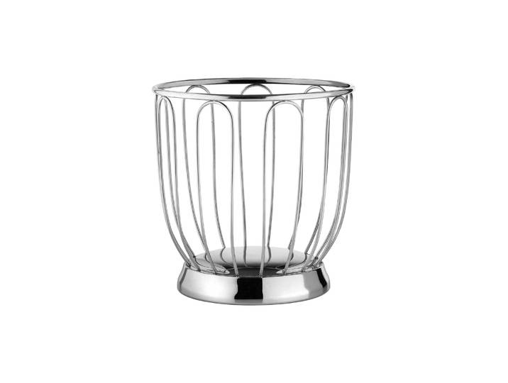 Alessi - Corbeille Memories from the future - Métal - Acier poli - Designer Ufficio Tecnico Alessi
