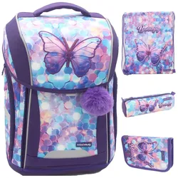 School Buddy WAVE Schulranzen-Set 4tlg