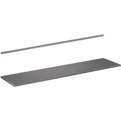 Vicco, Tischplatte, Küchenarbeitsplatte R-Line, Platin, 240 cm (240 x 240 cm)